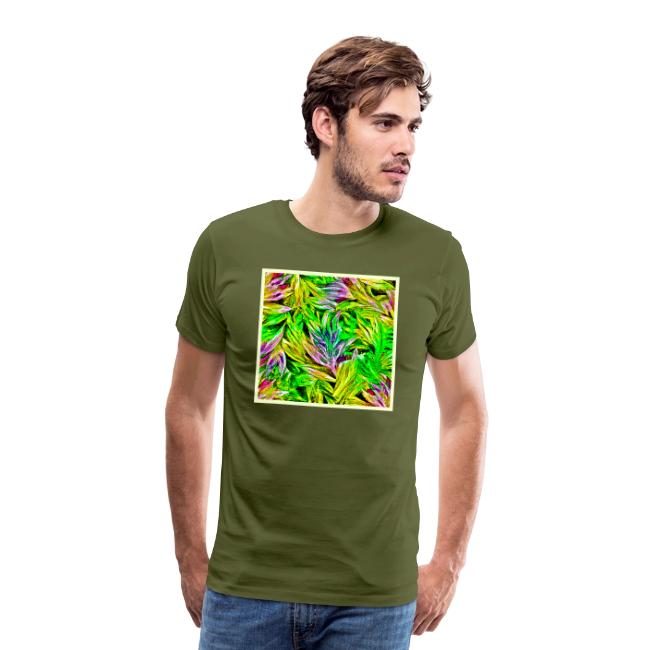 Vibrant Plant Strokes Design