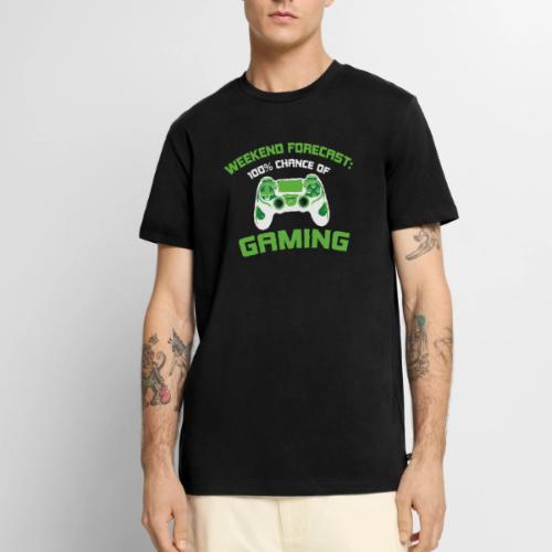 Weekend Forecast: 100% Gaming! - Men's Premium T-Shirt