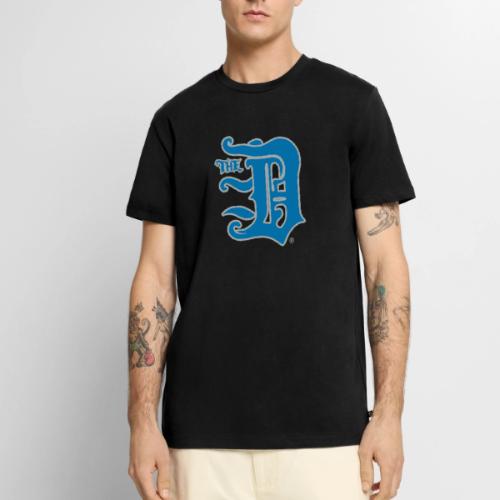 The D® Blue and Silver - Men's Premium T-Shirt