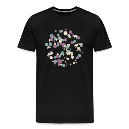 abstract circles pattern - Men's Premium T-Shirt