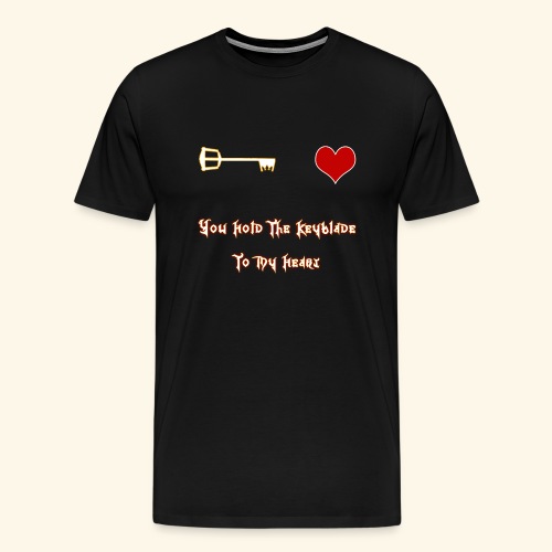 Keyblade To My Heart - Men's Premium T-Shirt