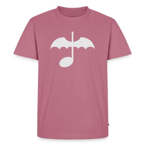 Music Note with Bat Wings - Men's Premium T-Shirt