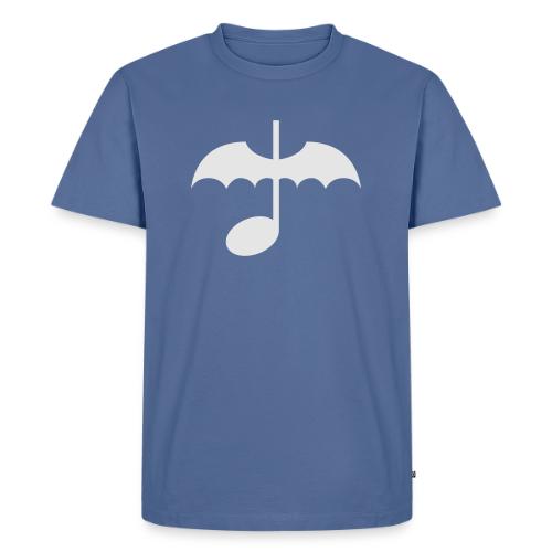 Music Note with Bat Wings - Men's Premium T-Shirt