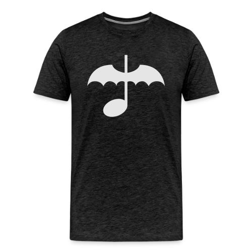 Music Note with Bat Wings - Men's Premium T-Shirt
