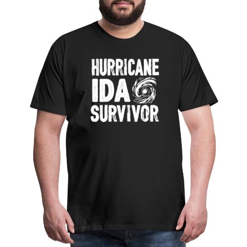 Hurricane Ida survivor Louisiana Texas gifts tee - Men's Premium T-Shirt