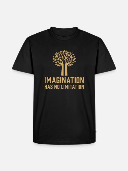 Imagination Has No Limitation - Men's Premium T-Shirt - black