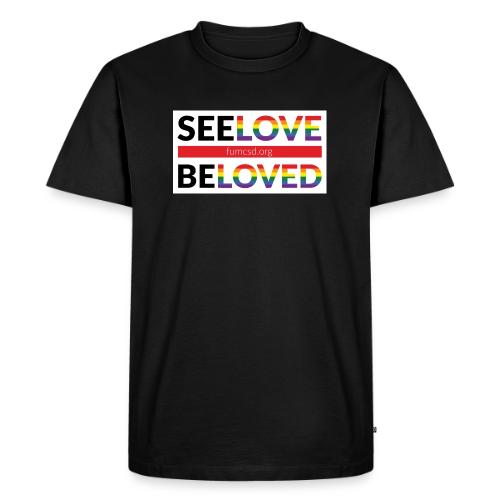 FUMCSD See Love, Be Loved: white design background - Men's Premium T-Shirt
