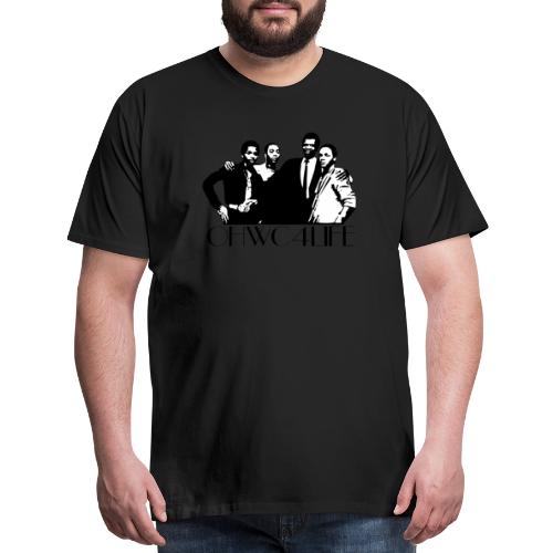 ohwc text blk & Wh Silhouette - Men's Premium T-Shirt