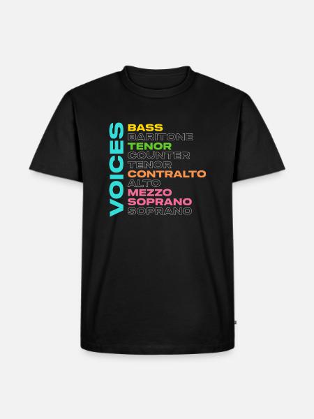 Voices - Men's Premium T-Shirt - black