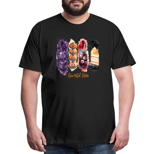 Spooky Cute Halloween Treats Art - Men's Premium T-Shirt