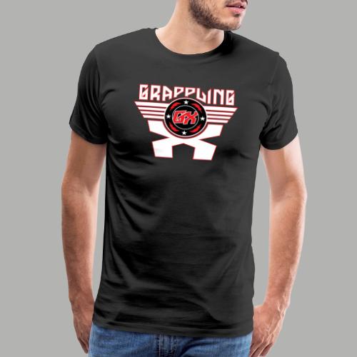 Grappling X Thunder Bolt - Men's Premium T-Shirt