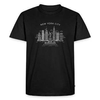 New York City yline Ny New York City Nyc - Men's Premium T-Shirt - black - Front - Nico (187cm)