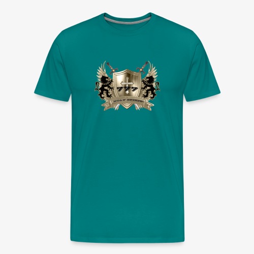 HOLY SPIRIT GOLD SHIELD - Men's Premium T-Shirt