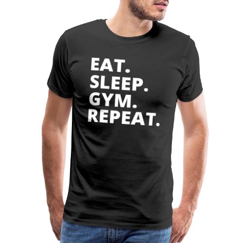 Eat Sleep Gym - Fitness Apparel & Workout Merch - Men's Premium T-Shirt