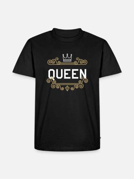 Queen King - Men's Premium T-Shirt - black