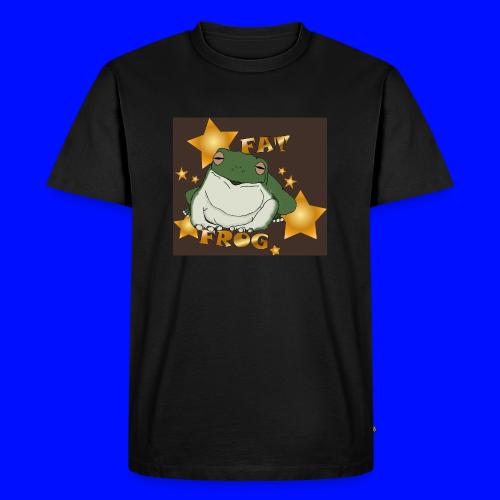 Fat Frog on Brown - Men's Premium T-Shirt