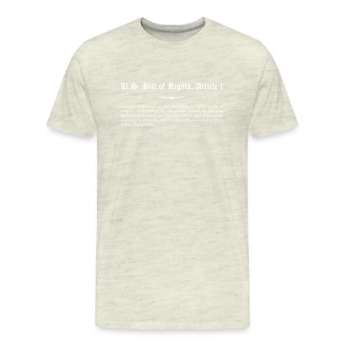 U.S. Bill of Rights - Article 1 - Men's Premium T-Shirt