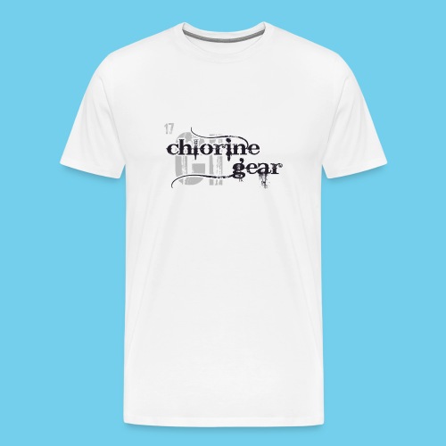 Chlorine Gear Textual B W - Men's Premium T-Shirt