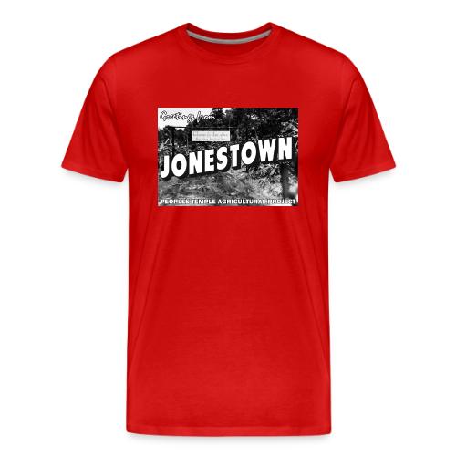 Jonestown Postcard - Men's Premium T-Shirt
