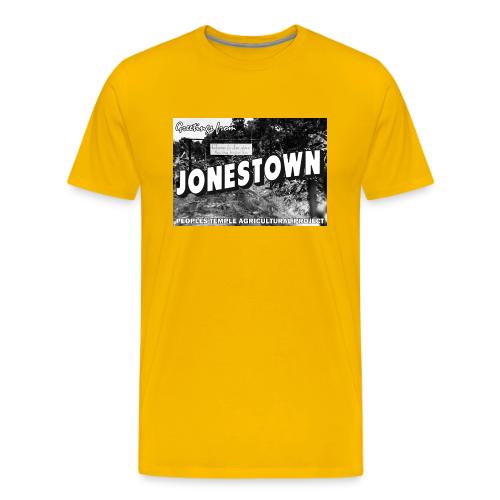 Jonestown Postcard - Men's Premium T-Shirt