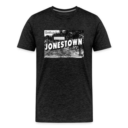 Jonestown Postcard - Men's Premium T-Shirt