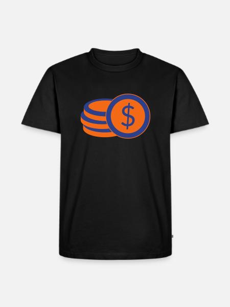 Coins - Men's Premium T-Shirt - black
