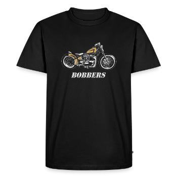 triumph bobbers vintage classic motorcycle t-shirt - Men's Premium T-Shirt - black - Front - Nico (187cm)