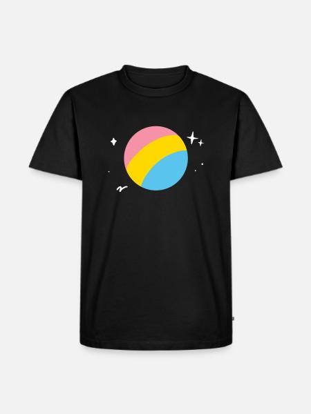 Pansexual Planet LGBTQ - Men's Premium T-Shirt - black