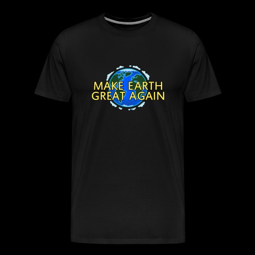 MEGA HATS+ - Make Earth Great Again - Basic Design - Men's Premium T-Shirt