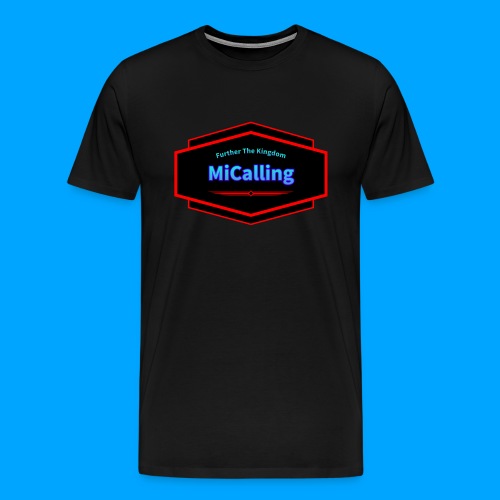 MiCalling Full Logo Product (With Black Inside) - Men's Premium T-Shirt