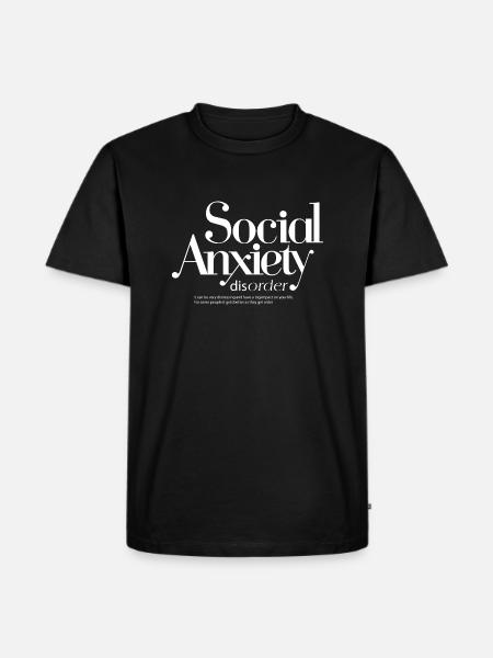 Social Anxiety - Men's Premium T-Shirt - black