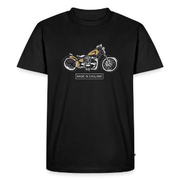 triumph bobbers vintage classic motorcycle t-shirt - Men's Premium T-Shirt - black - Front - Nico (187cm)