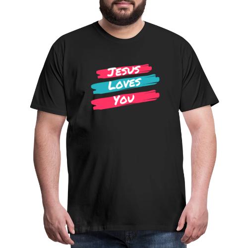 Jesus Loves You - Men's Premium T-Shirt