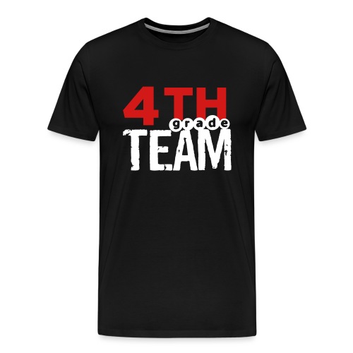 Bold 4th Grade Team Teacher T-Shirts - Men's Premium T-Shirt