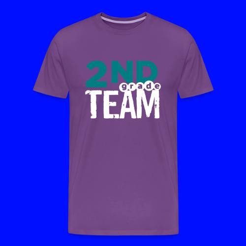 Bold 2nd Grade Team Teacher T Shirts - Men's Premium T-Shirt