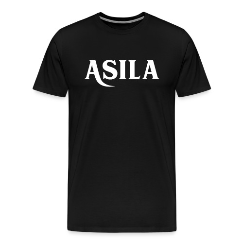 Asila Logo A4 RGB White - Men's Premium T-Shirt