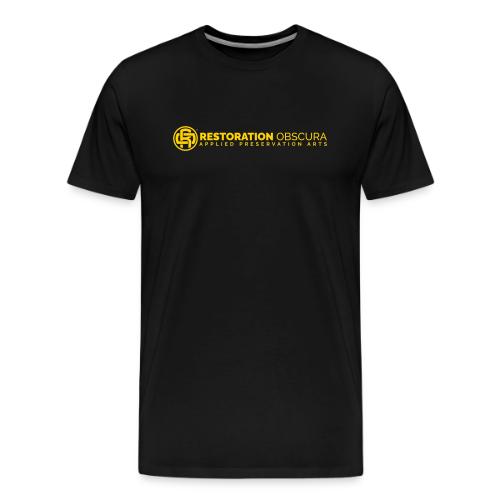 Restoration Obscura Applied Preservation Arts Logo - Men's Premium T-Shirt