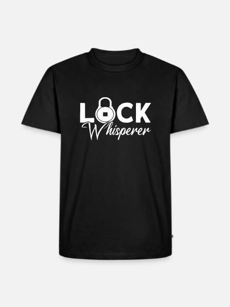 Lock Whisperer Locks Locksmith green - Men's Premium T-Shirt - black