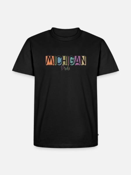 Michigan Home - Men's Premium T-Shirt - black