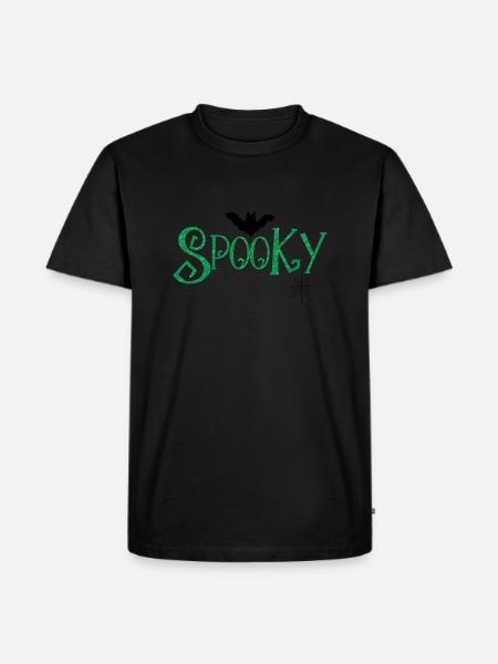 Spooky Design In Green - Men's Premium T-Shirt - black