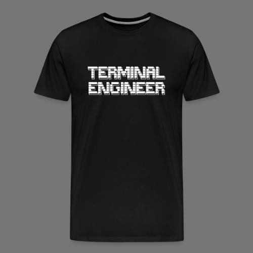 Terminal Engineer ASCII Double Print - Men's Premium T-Shirt