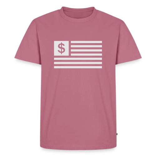 American Dollar Sign Flag - Men's Premium T-Shirt
