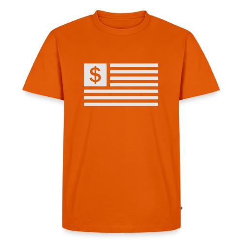 American Dollar Sign Flag - Men's Premium T-Shirt
