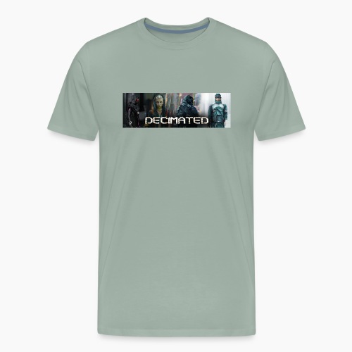 Decimated Banner T Shirt - Men's Premium T-Shirt