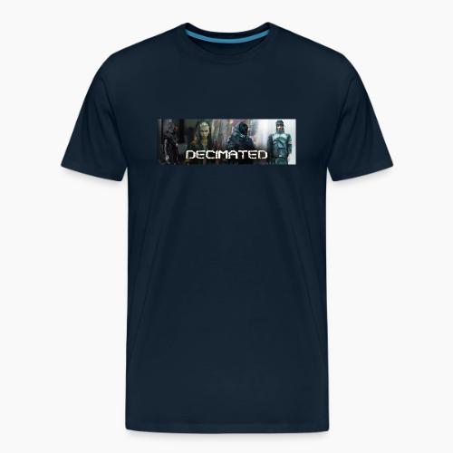 Decimated Banner T Shirt - Men's Premium T-Shirt