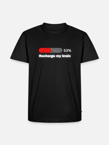 brain - Men's Premium T-Shirt - black