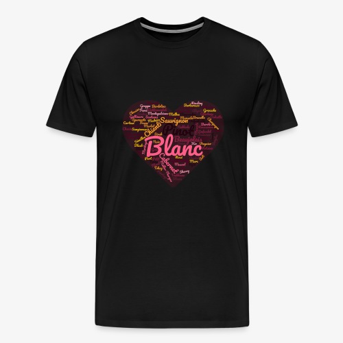 Wine Cloud for Wine Lovers - Men's Premium T-Shirt