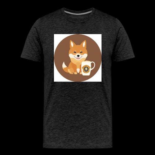 Doggo with Beer - Men's Premium T-Shirt