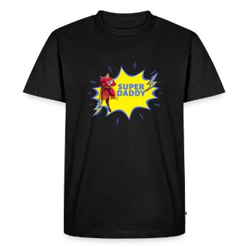 SUPER DADDY - Men's Premium T-Shirt - black - Front - Nico (187cm)