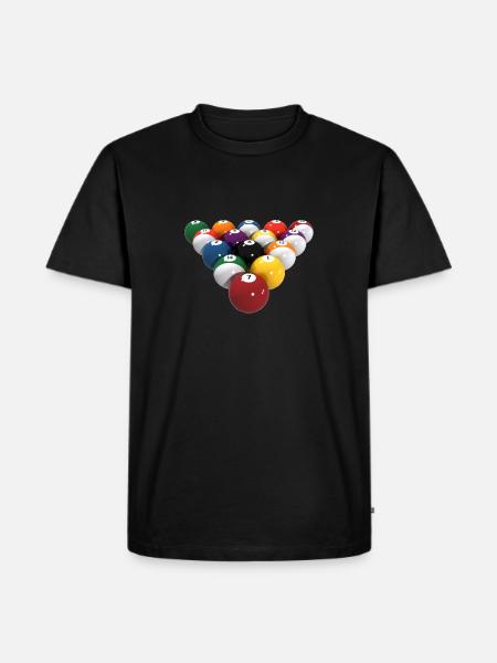 Billiards / Pool Balls - Men's Premium T-Shirt - black